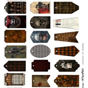 LUCKYfindings mini curiosities - carnival of shadows 18 pcs