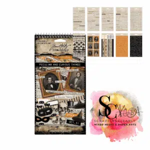 Tim Holtz Idea-Ology Spiral Bound Sticker Book - Halloween