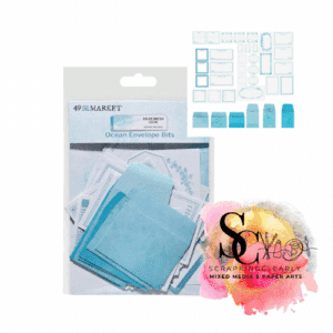 49 and market Color Swatch: Ocean Envelope Bits