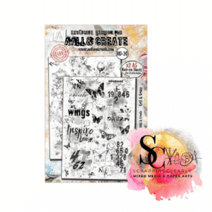 Aall & Create #10 - A5 Rub-Ons - Grit & Grace