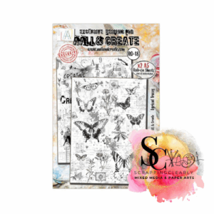 Aall & Create #10 - A5 Rub-Ons -Lyrical Traces