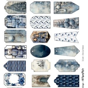 LUCKYfindings mini curiosities - Blue Christmas