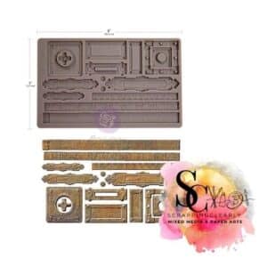 Finnabair Decor Moulds 5"X8"X8mm - Tapes and Labels