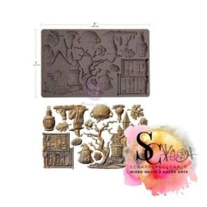 Finnabair Decor Moulds 5"X8"X8mm - Bewitched