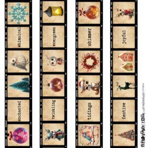 LUCKYfindings reel moments  - Woodland Christmas