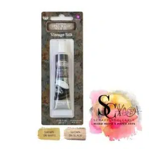 Finnabair Art Alchemy Metallique Wax .68 Fluid Ounce - Vintage Silk