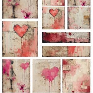 LUCKYfindings groundworks imagery Sheet - love bite