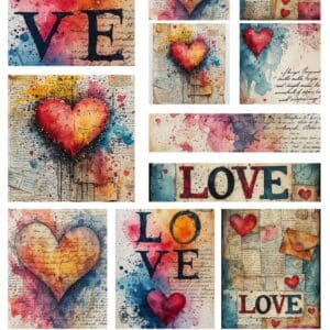 LUCKYfindings groundworks imagery Sheet - quite devotion