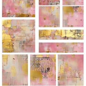 LUCKYfindings groundworks imagery Sheet - guilded silence